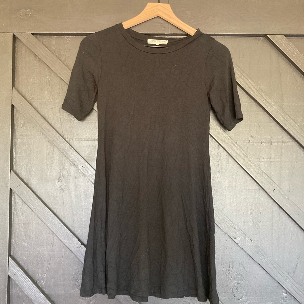Joah Brown black T-Shirt dress